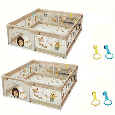 SafeNest Caja de juegos | Jugar y descubrir de forma segura - Parque de juegos para bebés con protección suave